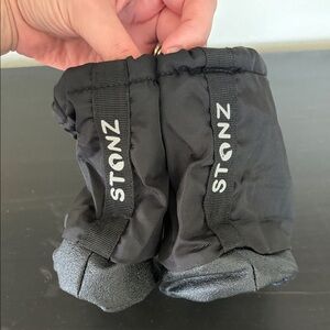Stonz Black Baby Booties